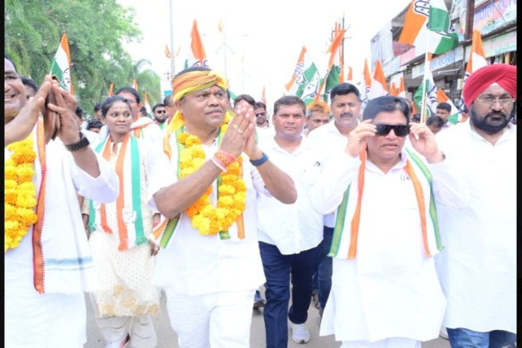 Deepak baij padyatra, image source: deepak baij X