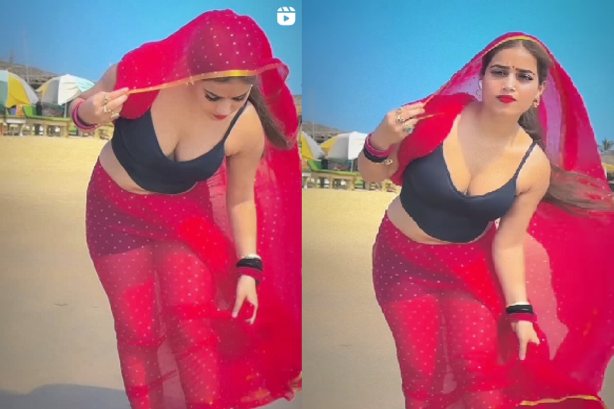 Desi Queen Sexy Video: समुद्र के किनारे देसी Queen ने बिखेरा हुस्ना का जलवा, वीडियो देखकर आप भी हो जाएंगे दीवाने