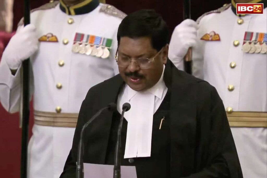 Live Oath Ceremony of the CJI BR Gavai