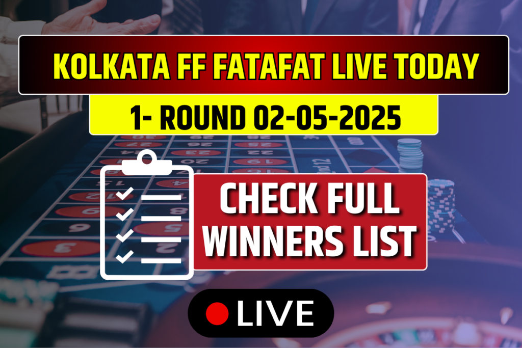 Kolkata FF Fatafat Today Results (image credit: IBC24)