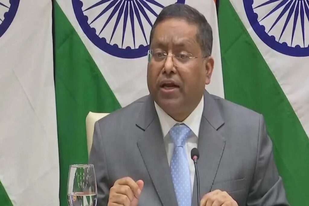 MEA PC On India Pakistan Tension. Image Source- ANI