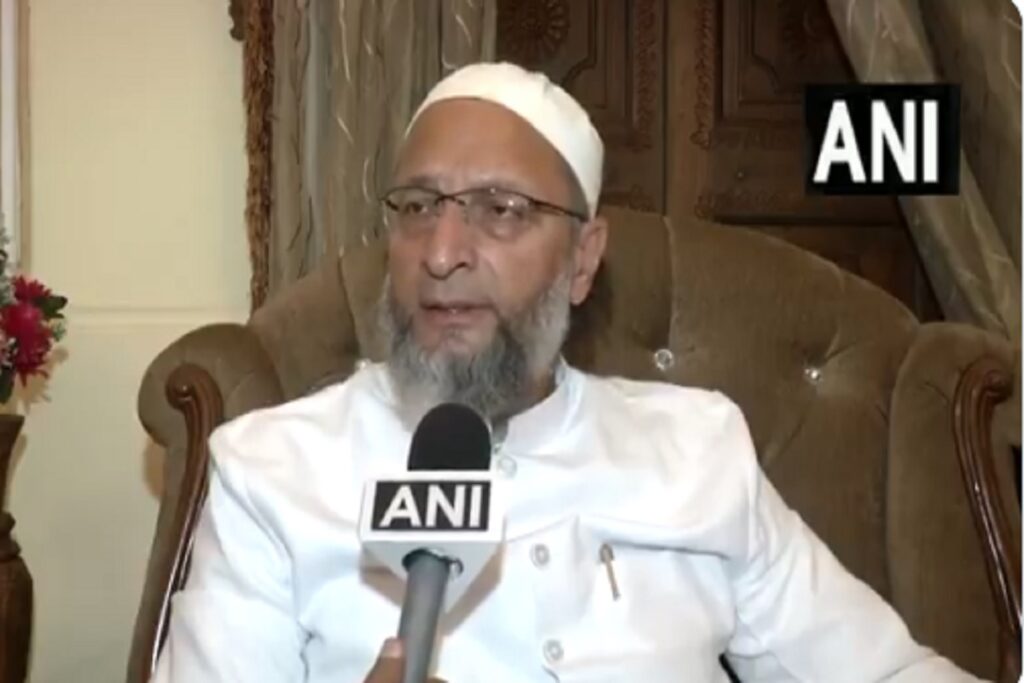Owaisi on India Pak Tension. Image Source-ANI Video Grab