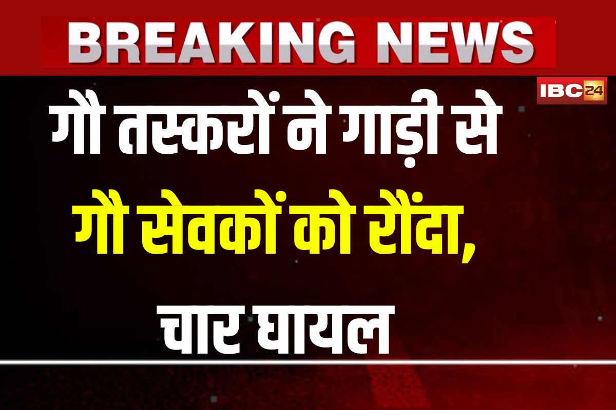 Khargone News: एमपी में गौ तस्करों ने गाड़ी से गौ सेवकों को रौंदा, चार घायल, दो की हालत गंभीर