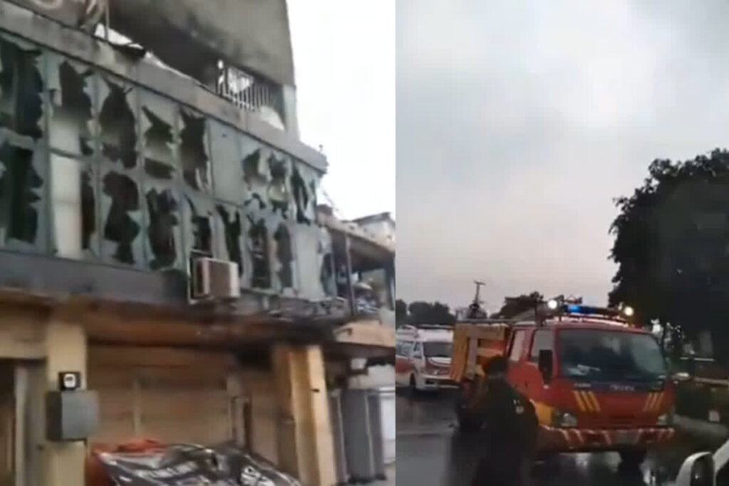 Drone Attack in Rawalpindi Cricket Stadium: पीएसएल से पहले रावलपिंडी क्रिकेट स्टेडियम में ड्रोन हमला / Image Source: Screengrab