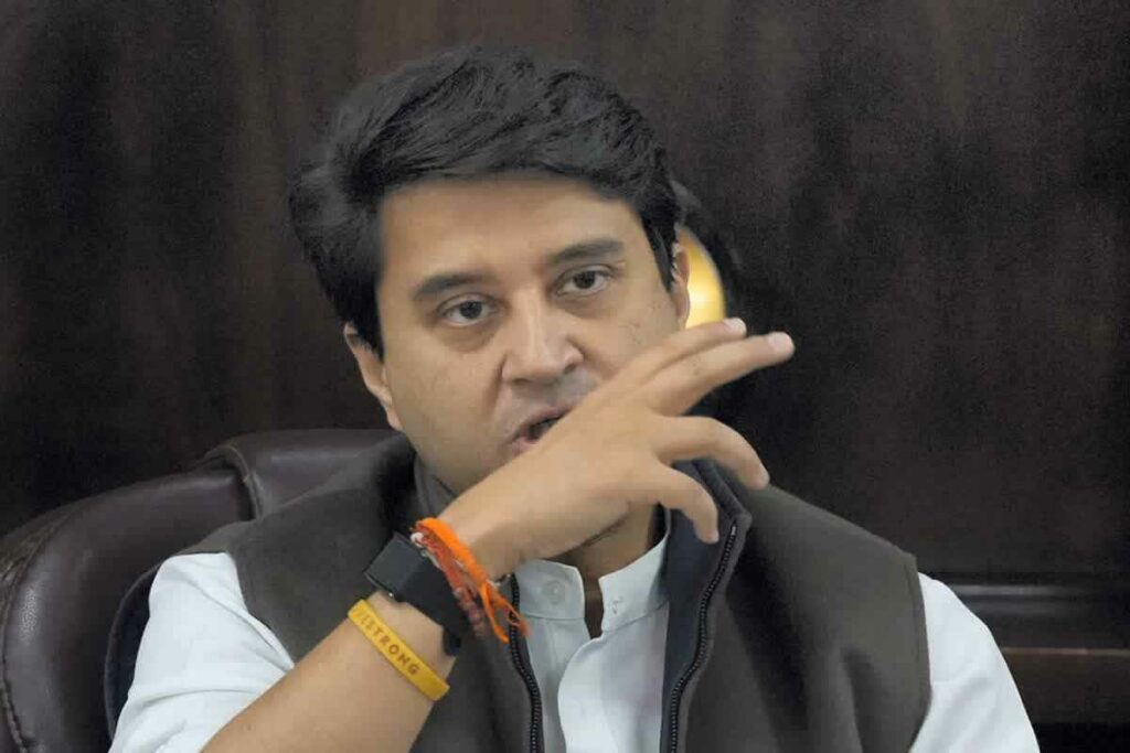 Jyotiraditya Scindia Statement/Image Credit: IBC24 File