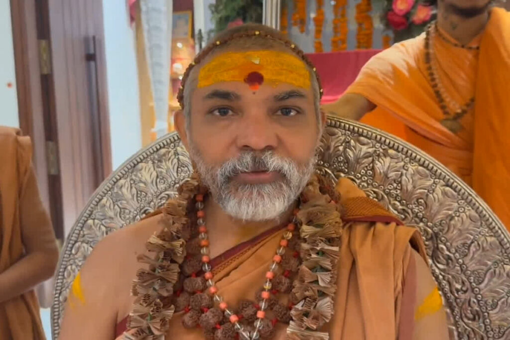 Avimukteshwarananda Saraswati On Pakistan/ Image Credit: IBC24