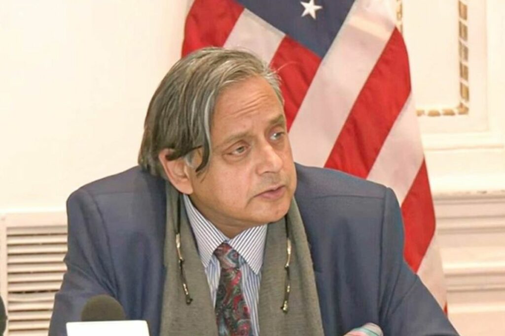 Shashi Tharoor in America | Image Source | IBC24