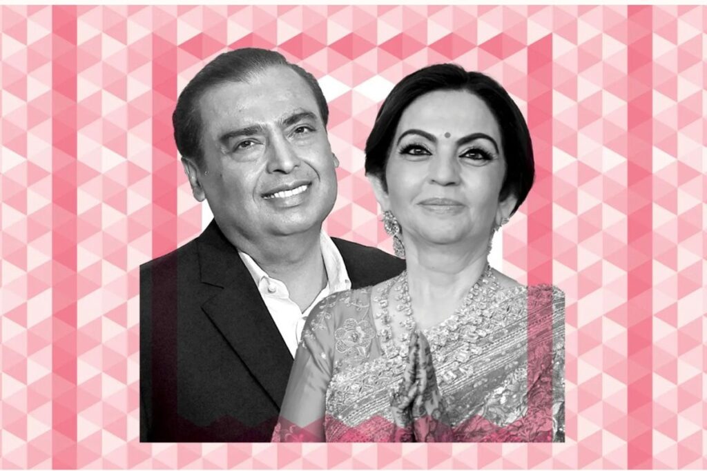 Mukesh and Nita Ambani, image source: ibc24