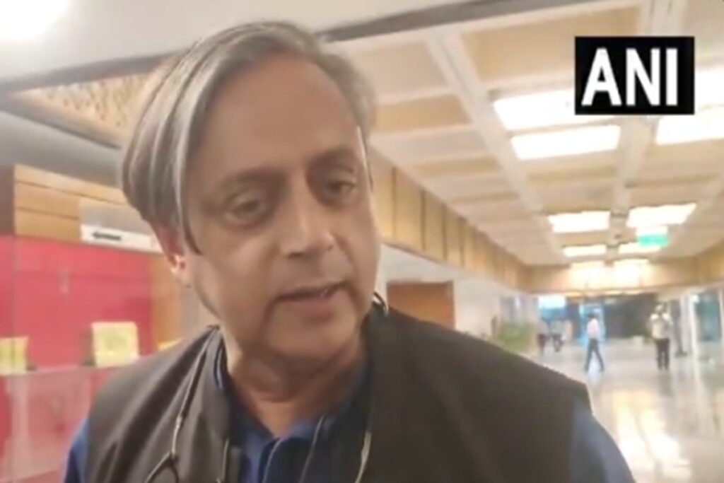 Shashi Tharoor On Operation Sindoor Delegation/ Image Credit: ANI