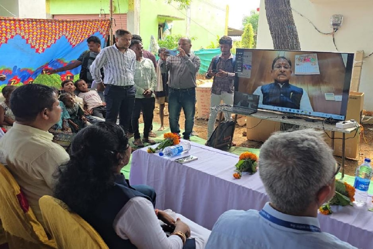 Chhattisgarh Gramin Bank In Pamed: पामेड़ में खुली छत्तीसगढ़ ग्रामीण बैंक की शाखा,सीएम विष्णुदेव साय ने किया वर्चुअल शुभारंभ