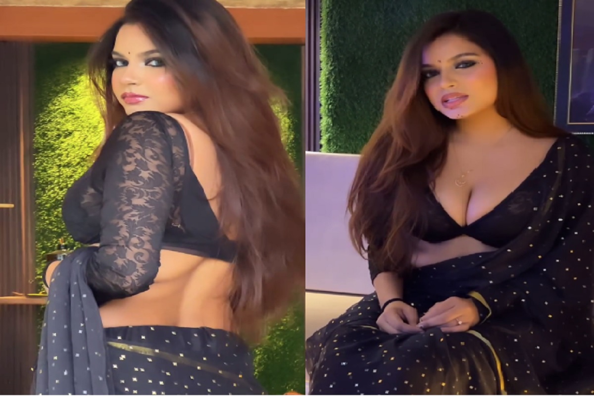 Desi Bhabhi Sexy Video: जालीदार साड़ी में देसी भाभी ने दिया खतरनाक पोज, वीडियो देखकर आप भी हो जाएंगे घायल, अब वायरल हुआ वीडियो