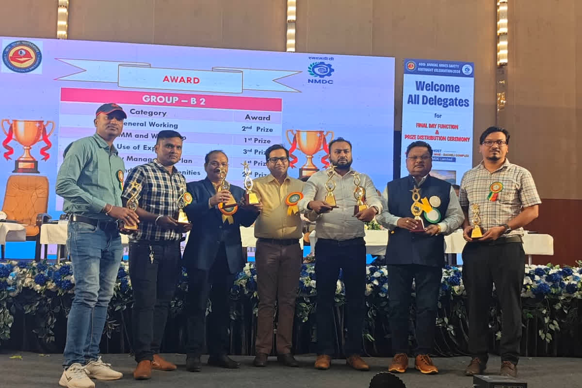 Goel Group की हाहालद्दी आयरन ओर माइंस को मिले 9 पुरस्कार, चेयरमैन सुरेश गोयल ने टीम को दी बधाई