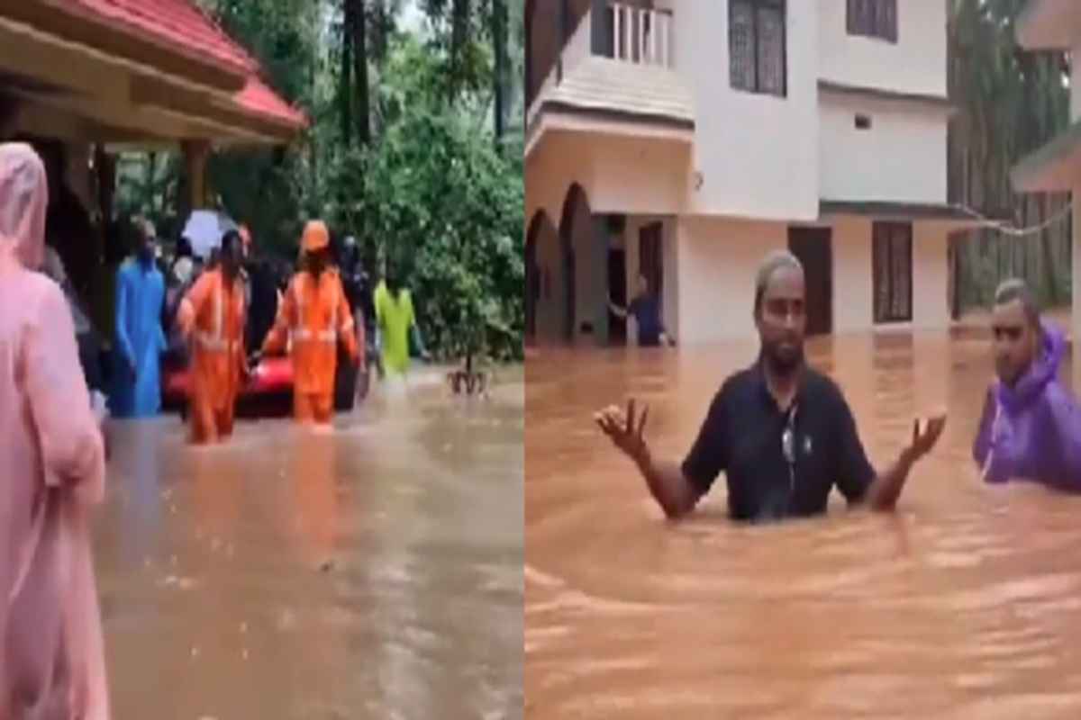 Rain Alert In Kerala: केरल में भारी बारिश से बाढ़ जैसे हालात, पानी में डूबे कई मकान, IMD ने आठ जिलों में जारी किया  रेड अलर्ट