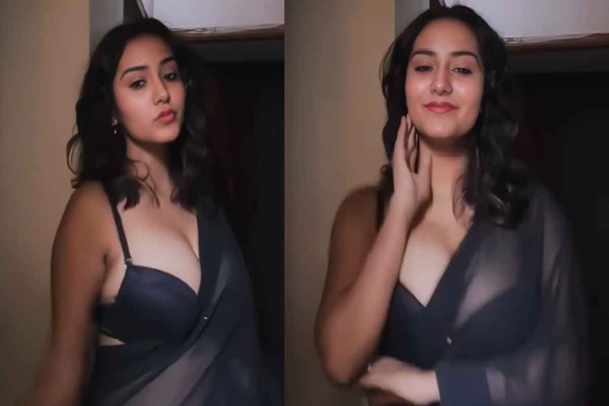 Indian Model Sexy Video: ब्लैक ब्रा और साड़ी में मॉडल के जबरदस्त डांस मूव्स ने लूटी महफिल, वायरल हुआ ये सेक्सी वीडियो