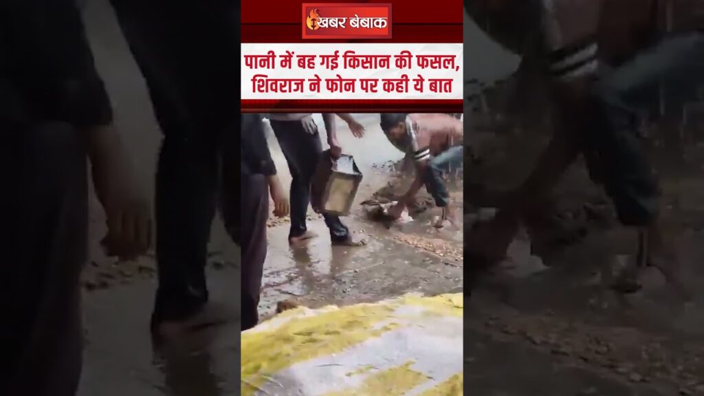 Farmer's crop got washed away in water