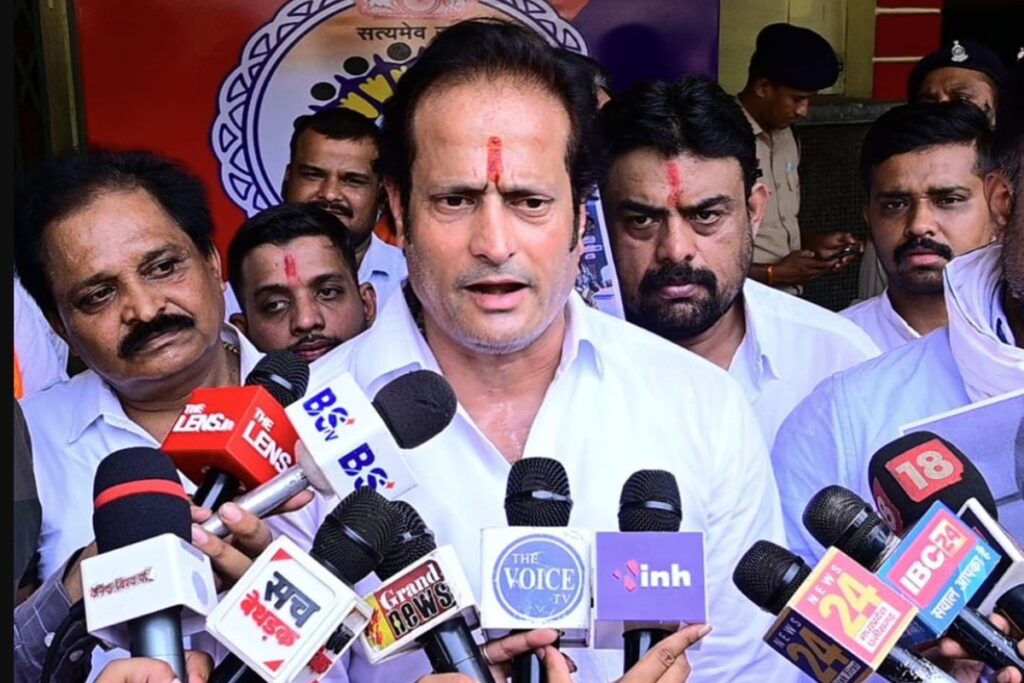 Congress on Brijmohan Agrawal, image source: vikas X handle