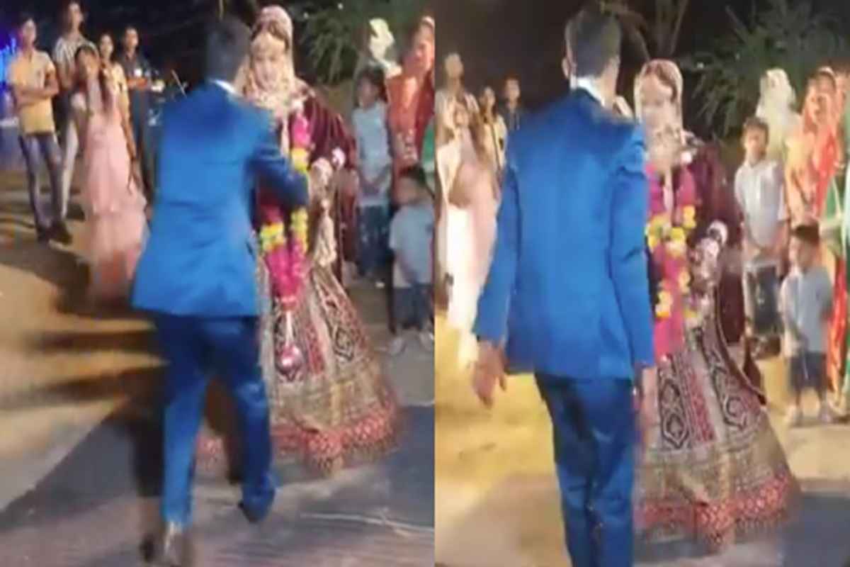 Viral Video: शादी की खुशी में बेकाबू हुआ दूल्हा, सबके सामने दुल्हन के साथ करने लगा ऐसी हरकत, देखकर मेहमानों के उड़े होश