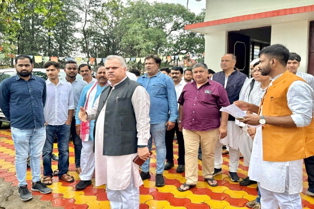 CG BJP Camp in Mainpat, image source: ibc24