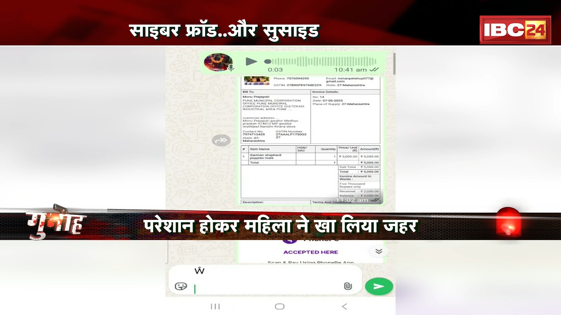 Gwalior Suicide News: महिला Online खरीद रही थी Dog..हो गई साइबर फ्रॉड का शिकार। परेशान होकर महिला ने खा लिया जहर