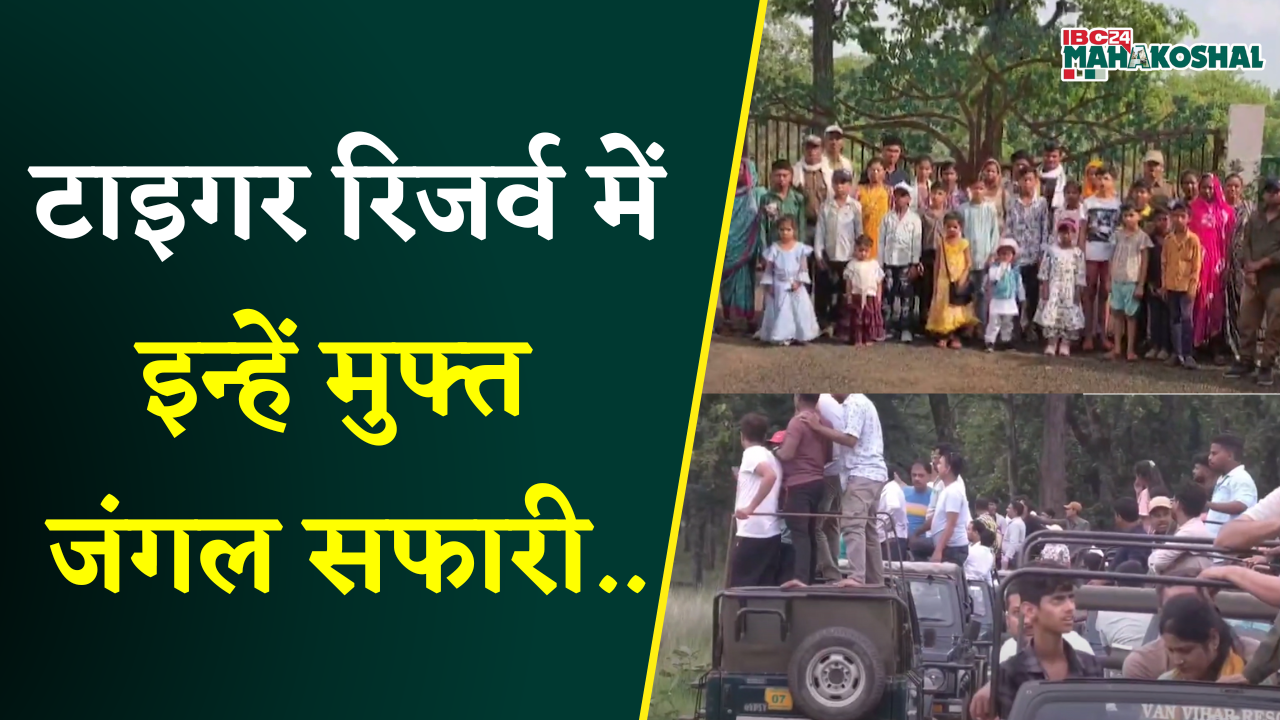 Mandla: Kanha Tiger Reserve की अनोखी पहल, ग्राउंड स्टाफ के परिजनों को मुफ्त जंगल सफारी।