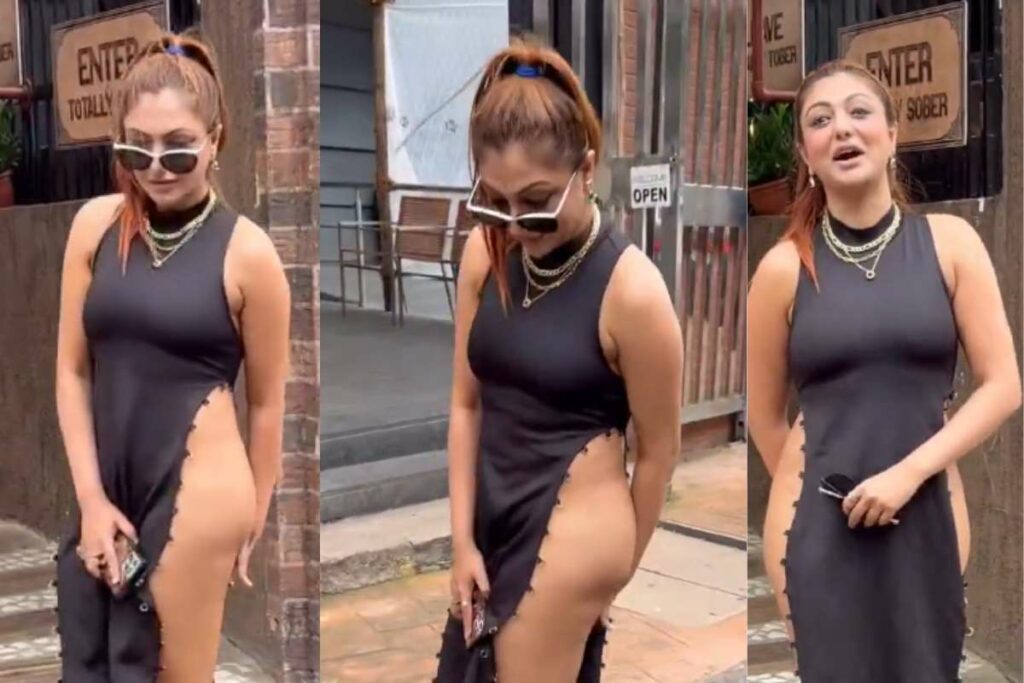 Khushi Mukherjee Video: 'मैंने चड्डी नहीं...पहने थे, मुझे पता है कितना दिखाना है' / Image Source: Screengrab