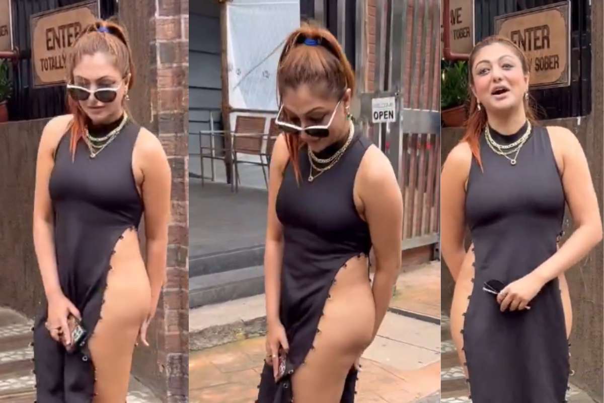 Khushi Mukherjee Black Dress Video: बिना पैंटी पहने कैफे के बाहर स्पॉट हुई एक्ट्रेस खुशी मुखर्जी, हवा में उड़ने लगा ड्रेस तो हाथों से ढका प्राइवेट पार्ट, देखिए वीडियो