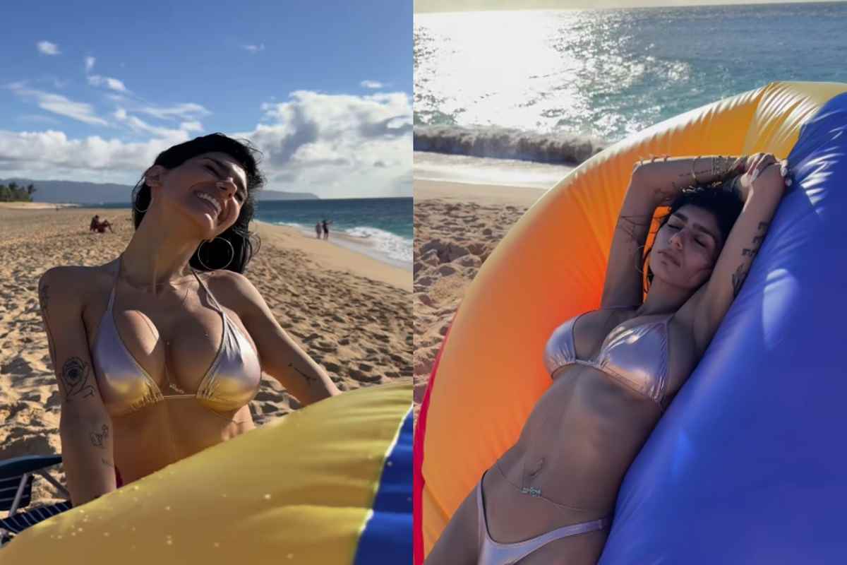 Mia Khalifa Sexy Video: बिकिनी पहन समंदर किनारे मिया खलीफा ने दिखाई हॉट अदाएं, किलर लुक देख नजरें नहीं हटा पा रहे फैंस