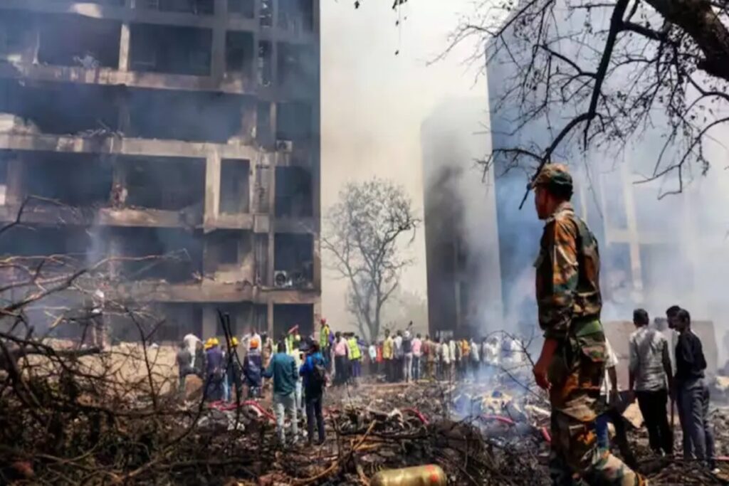 Ahmedabad Plane Crash. Image Source- IBC24