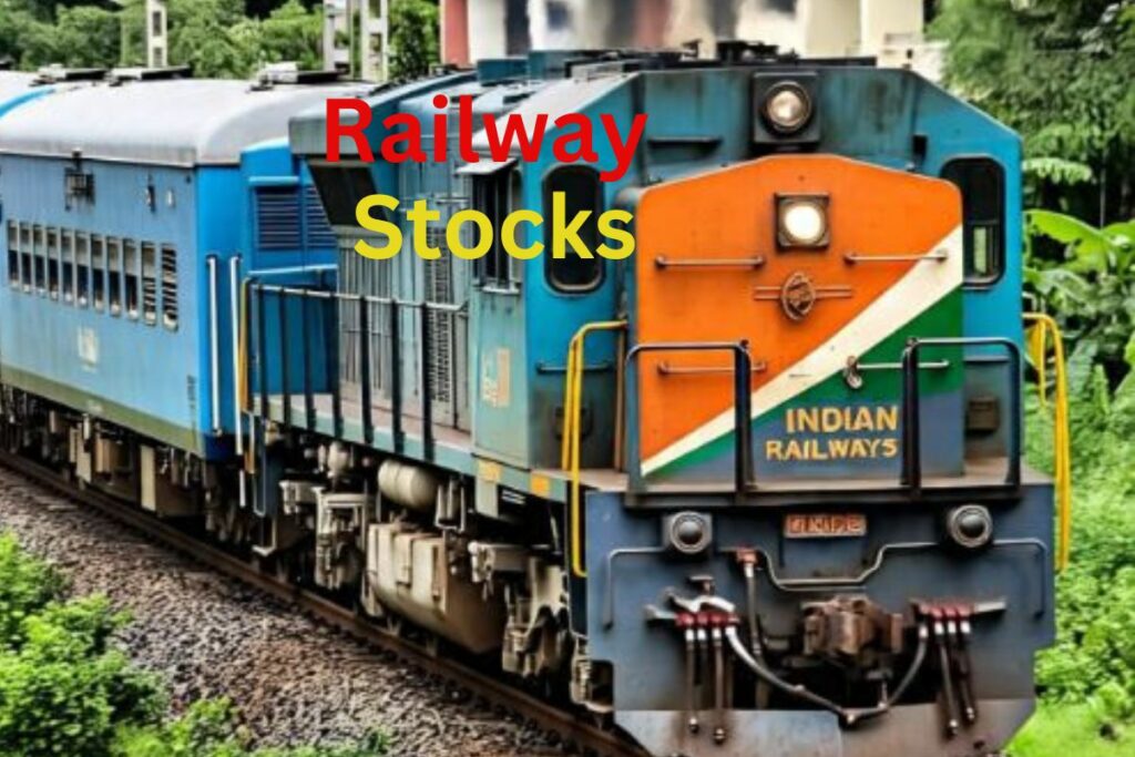 (Railway Stocks, Image Credit: Meta AI)