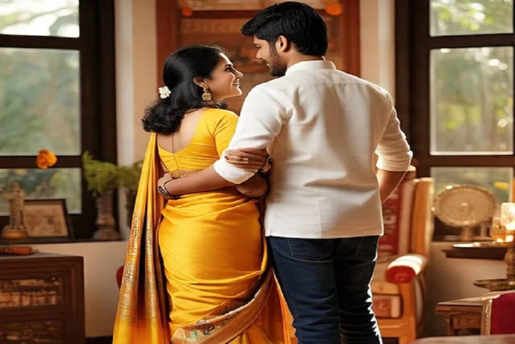 Saas Damad Love Story. Image Soruce- Meta AI