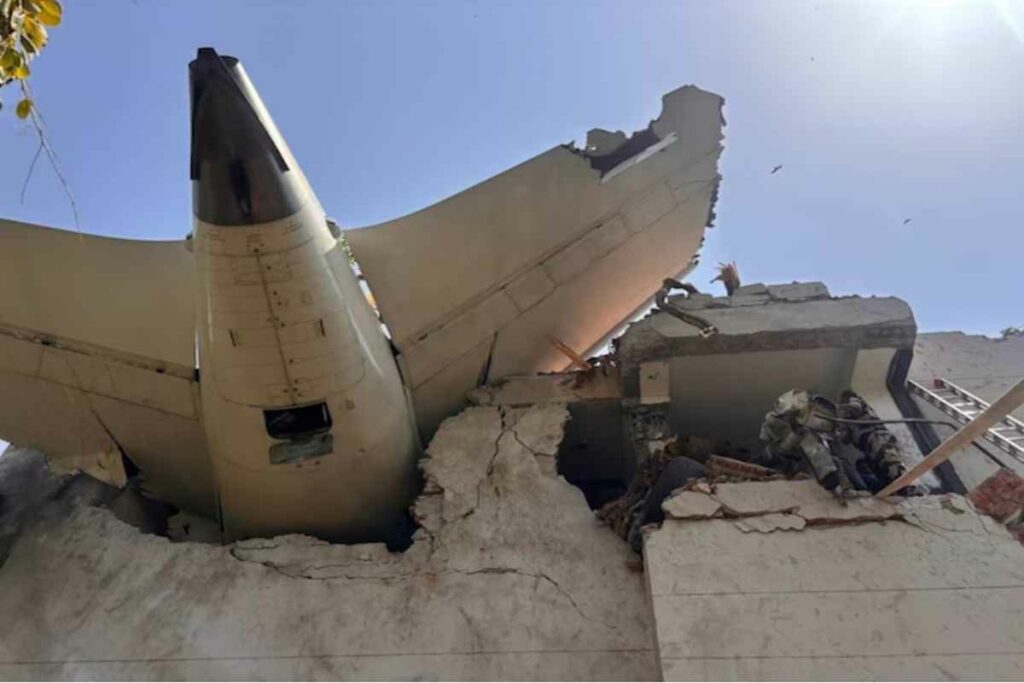 Ahmedabad Plane Crash Reason/Image Credit: ANI