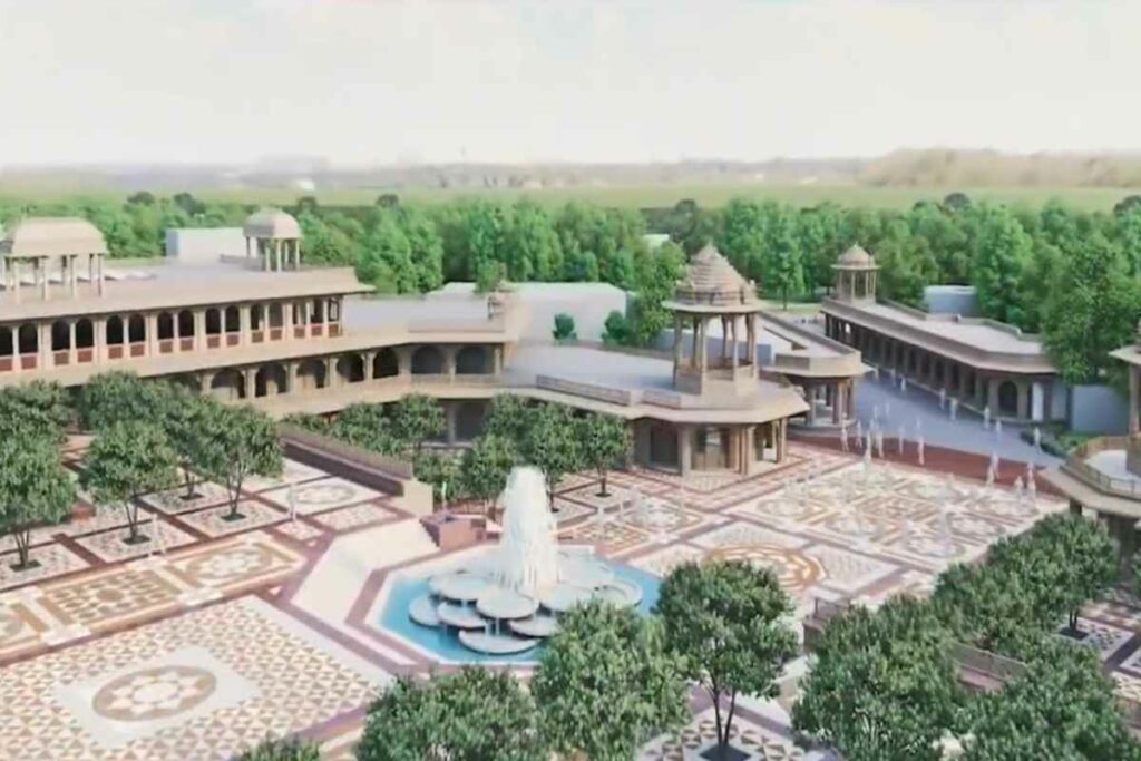 Banke Bihari Mandir Corridor /Image Credit: montyvalogs/YouTube