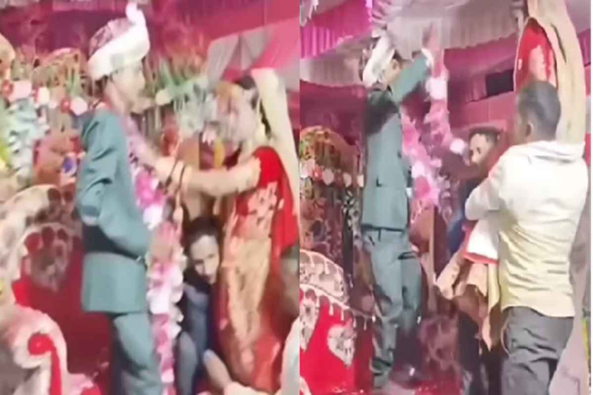 Dulha Dulhan Viral Video: वरमाला के दौरान दुल्हन के रिश्तेदारों ने किया ड्रामा, तो दूल्हे ने दिखाई सुपरमैन जैसी पावर, चखाया ऐसा मजा की देखकर हैरान हुए लोग