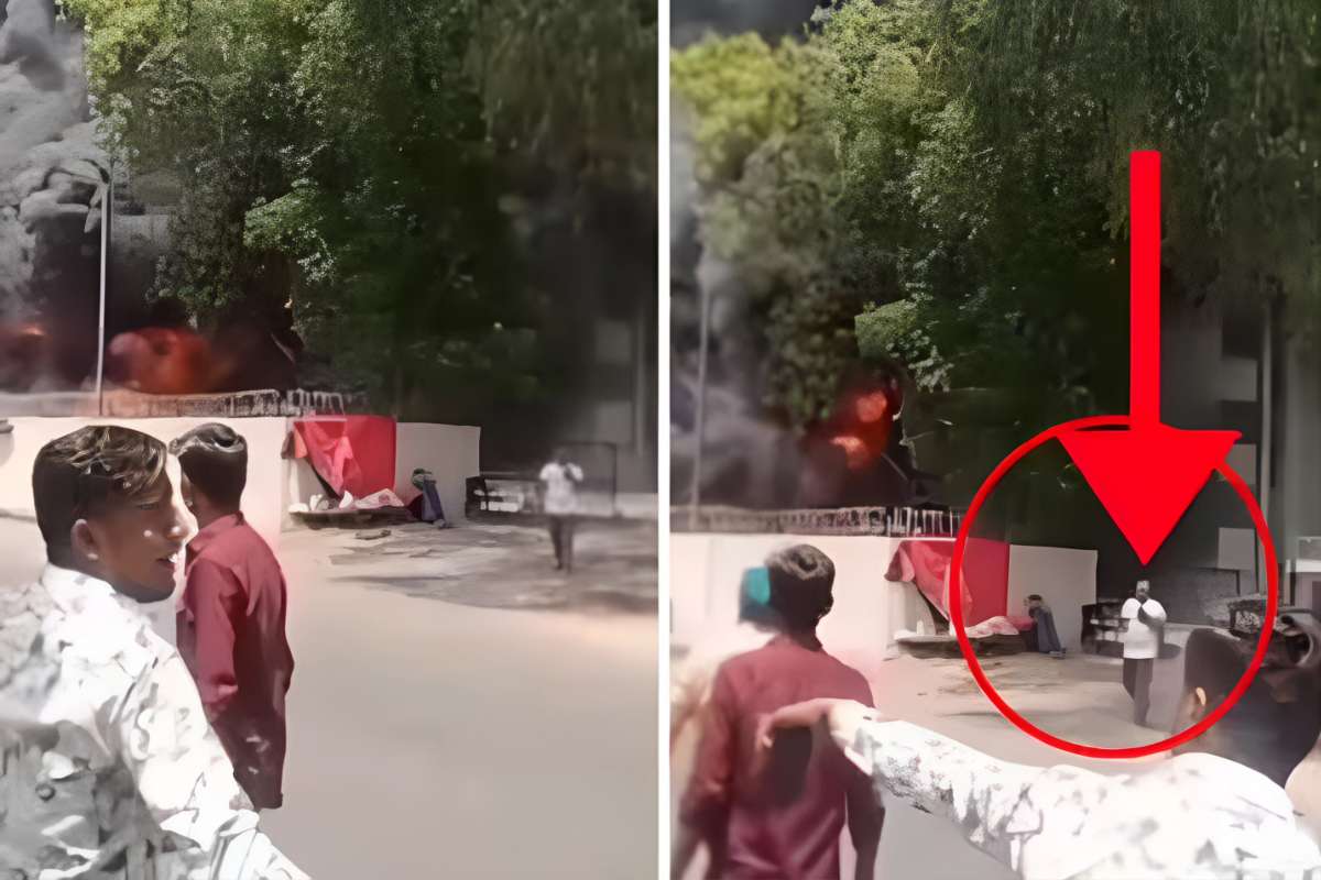Ahmedabad Plane crash Latest Video: आग की लपटों के बीच फिल्मी स्टाइल में बाहर निकला अहमदाबाद विमान हादसे में जिंदा बचने वाला शख्स, विश्वास कुमार का वीडियो देखकर दहल जाएगा दिल