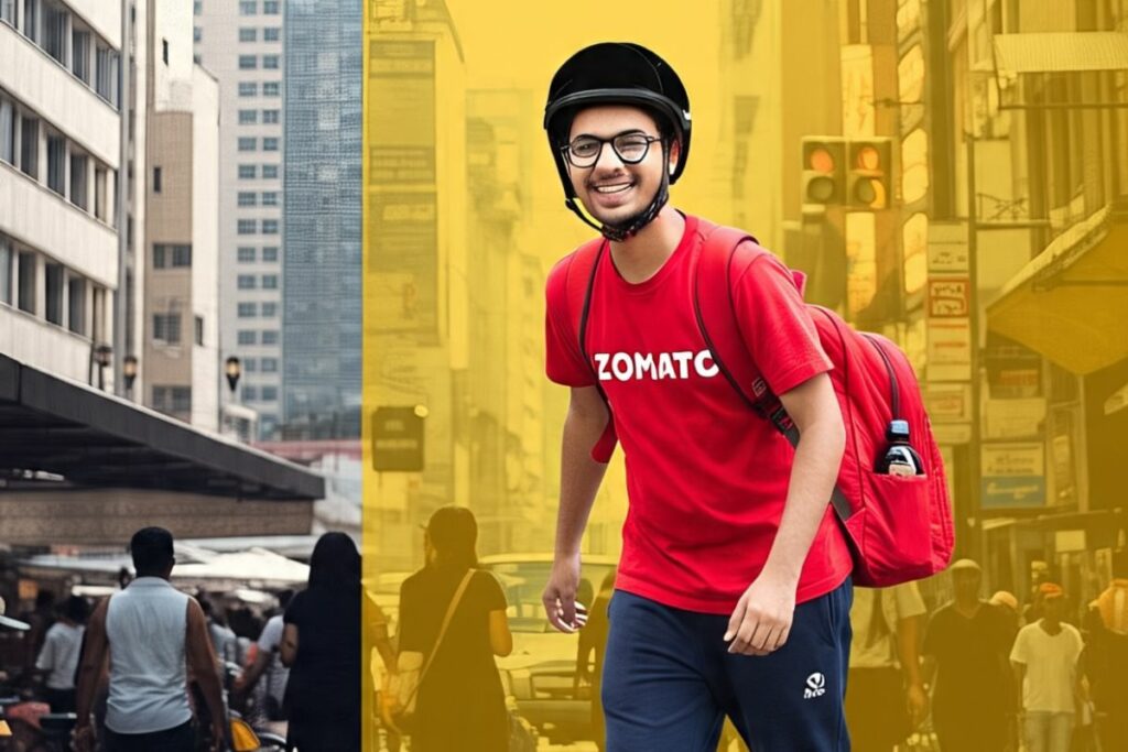 (zomato share price, Image Credit: Meta AI)