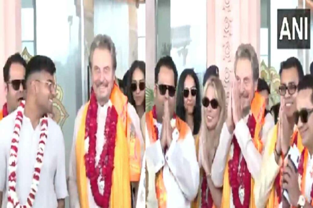 Errol Musk Ayodhya Visit/ Image Credit: ANI