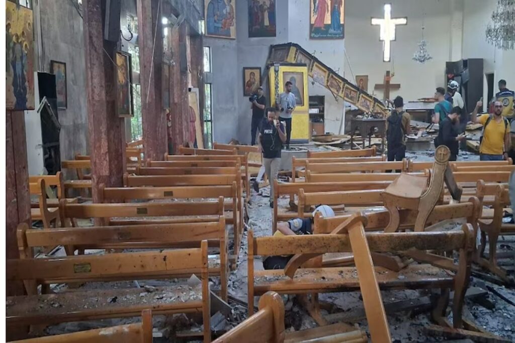 Syria Church Suicide Bombing