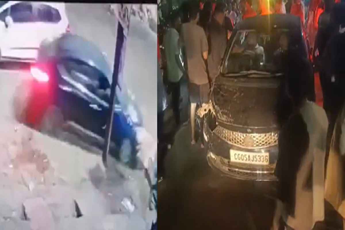 Dhamtari Drink and Drive: नशे में धुत कार चालक ने बीच बाजार मचाया उत्पात, एक साथ कई गाड़ियों को मारी टक्कर, वीडियो आया सामने