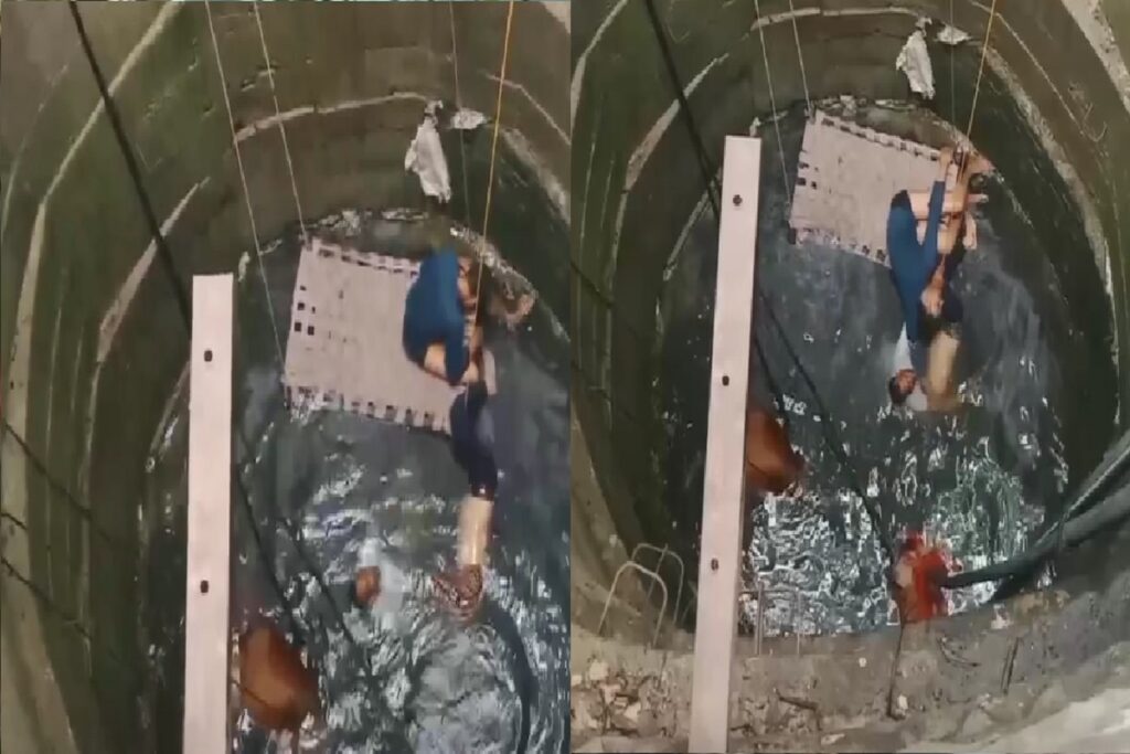 Live Video Of Drowning In Guna/ Image Credit: IBC24