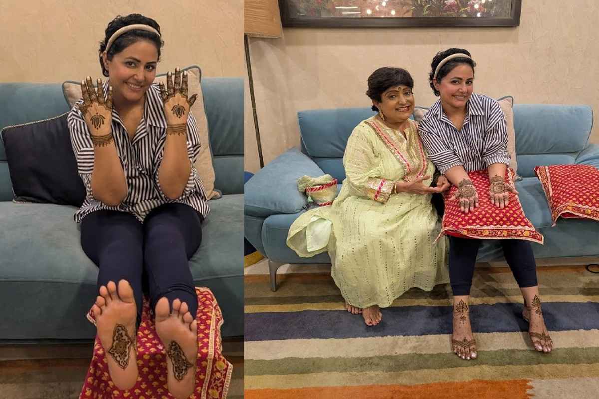 Hina Khan Mehndi Pic: हाथों से लेकर पांव तक हिना ने लगाई पिया के नाम की मेहंदी, शादी के बाद सामने आई मेहंदी की खूबसूरत तस्वीरें