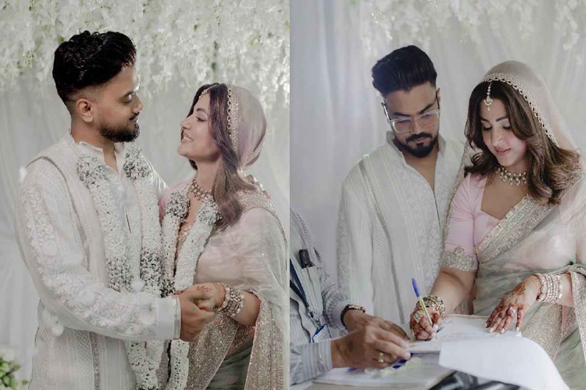 Hina Khan Wedding: शादी के बंधन में बंधी एक्ट्रेस हिना खान, लॉन्ग टाइम बॉयफ्रेंड संग रचाई शादी, सोशल मीडिया में शेयर की तस्वीरें