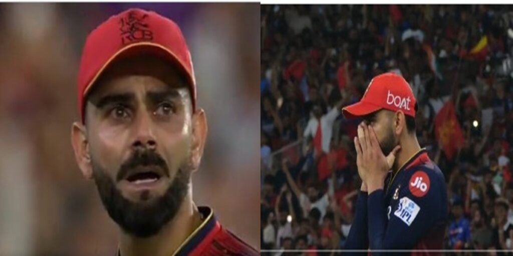 Virat Kohli could not stop his tears image source: ipl X
