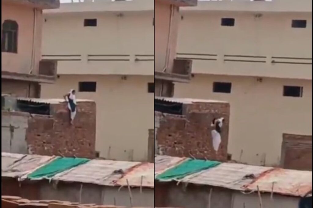 OYO Woman Jumping Video, image source: tushar rai