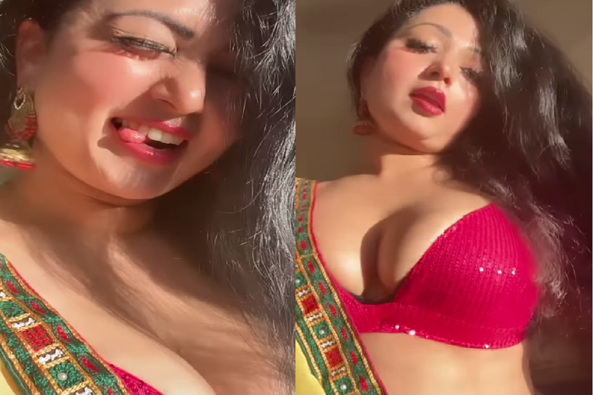Sexy Aunty Sexy Viral: हॉट ब्लाउज पहनकर देसी भाभी ने काटा बवाल, देखते ही देखते वायरल होने लगा वीडियो