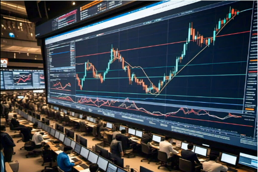 (Tel Aviv Stock Exchange, Image Credit: Meta AI)