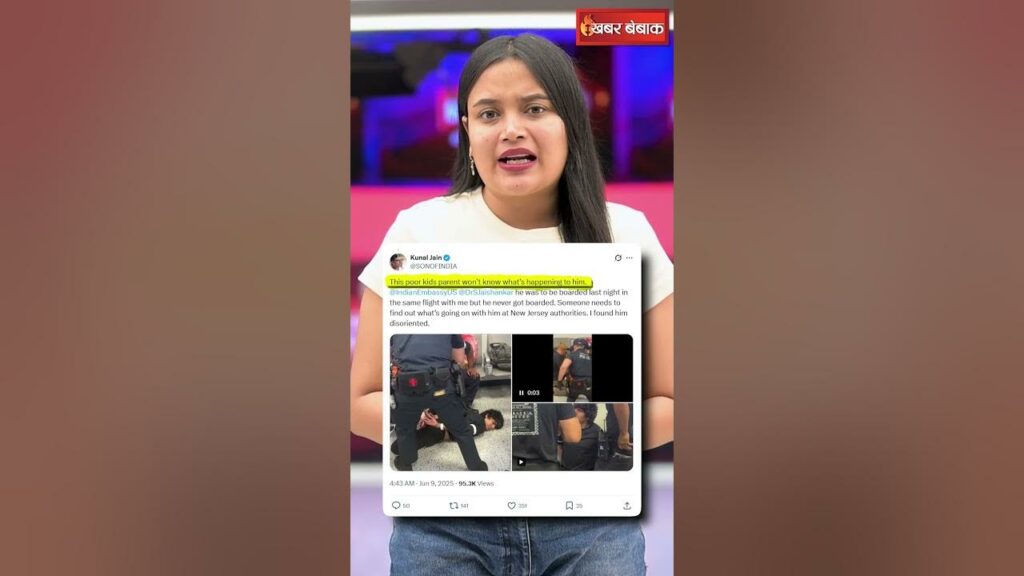 Indian student kept crying at US airport