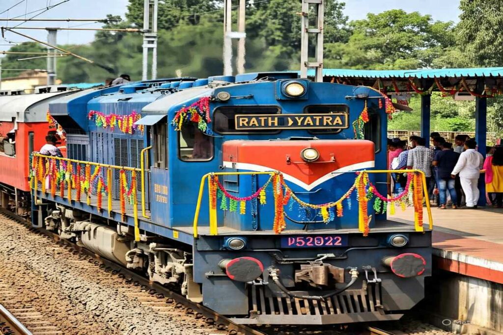 Rath Yatra Special Train/ Image Credit: Meta AI