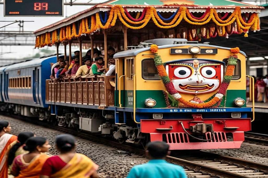 Special Train for Rath Yatra 2025/ Image Credit: Meta AI