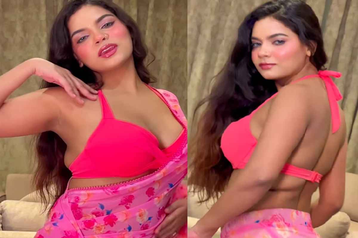 Indian Model Sexy Video: इंडियन मॉडल ने की बोल्डनेस की सारी हदें पार, कैमरे के सामने गिराया साड़ी का पल्लू, वायरल हुआ वीडियो