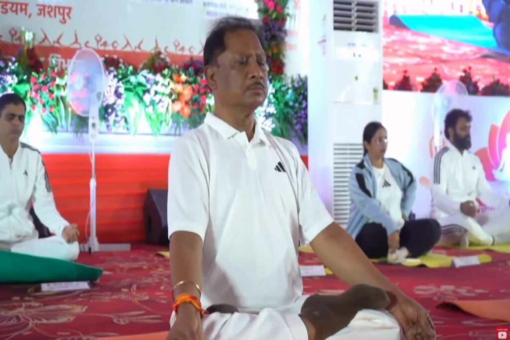 #InternationalDayofYoga2025/Image Credit: CMO Chhattisgarh